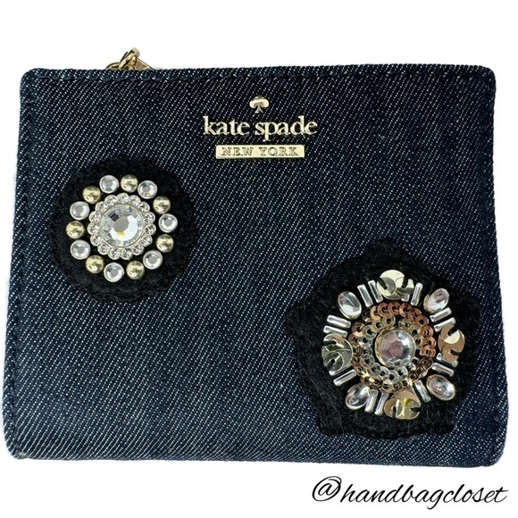 Kate Spade Navy Embellished Tote Bag - Picture 12 of 16